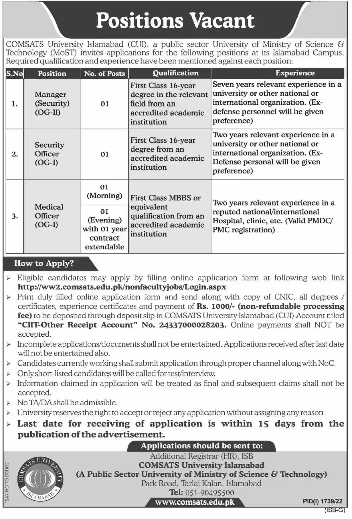 COMSATS-University-Islamabad-CUI-Jobs-2022-Apply-Online-Latest